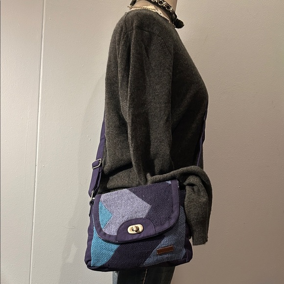 NWT ROXY shoulder cross body hemp cute woven purse - Picture 2 of 16